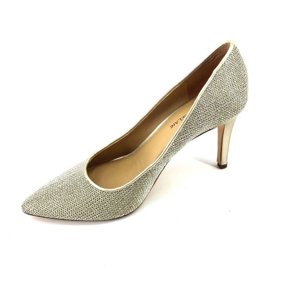 ANTONIO MELANI Shoes - Antonio Melani Silver Chain High Heel Pumps Sz 10